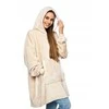 Oversize džemperis su gobtuvu, beige