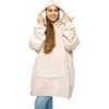 Oversize džemperis su gobtuvu, light beige