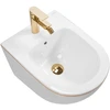 Pakabinama bidė Rea Carlo Mini, Baltas/Gold Edge