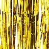 Pakabinama dekoracija, folijos uždanga, auksinė, 100 x 190 cm