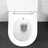 Pakabinamas klozetas REA Carlo Lux Rimless su bidė funkcija