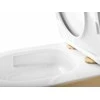 Pakabinamas klozetas Rea Carlo Mini Tornado NFQ, Gold/Baltas