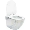 Pakabinamas klozetas Rea Carlos Slim Rimless, Granit Matt