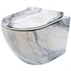 Pakabinamas klozetas Rea Carlos Slim Rimless, Granit Matt