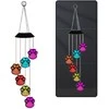 Pakabinamas soliarinis lauko LED šviestuvas Dog Paw, Colorful, 70 cm