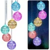 Pakabinamas soliarinis lauko LED šviestuvas Moroccan Balls, 70 cm