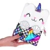 Paslapčių dienoraštis su rakteliu "Cat Unicorn Mermaid"