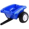 Paspiriamas traktorius su priekaba New Holland, mėlynas