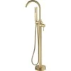 Pastatomas vonios maišytuvas Laveo Pola, Brushed Gold