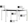 Pavėsinė Pergola DELUXE 3.6x6, Baltas