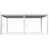 Pavėsinė Pergola DELUXE 3.6x6, Baltas