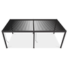 Pavėsinė Pergola DELUXE 3.6x7.2 Anthracite