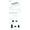 Pavėsinė Pergola DELUXE 3.6x7.2 Anthracite