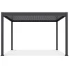 Pavėsinė Pergola DELUXE AUTOMATIC 3.6x4 su LED, Anthracite