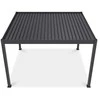 Pavėsinė Pergola DELUXE AUTOMATIC 3.6x4 su LED, Anthracite