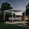 Pavėsinė Pergola DELUXE AUTOMATIC 3.6x4 su LED, Baltas