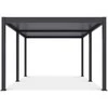 Pavėsinė Pergola DELUXE AUTOMATIC 3.6x5.3 su LED, Anthracite