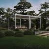Pavėsinė Pergola DELUXE AUTOMATIC 3.6x5.3 su LED, Baltas