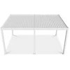 Pavėsinė Pergola DELUXE AUTOMATIC 3.6x5.3 su LED, Baltas