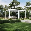 Pavėsinė Pergola DELUXE AUTOMATIC 3.6x5.3 su LED, Baltas