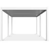Pavėsinė Pergola DELUXE AUTOMATIC 3.6x6 su LED, Baltas