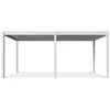 Pavėsinė Pergola DELUXE AUTOMATIC 3.6x6 su LED, Baltas
