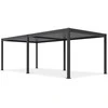 Pavėsinė Pergola DELUXE AUTOMATIC 3.6x7.2 su LED, Anthracite