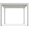 Pavėsinė Pergola DELUXE PRO AUTOMATIC 3x4 su LED, Baltas