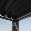Pavėsinė Pergola DELUXE PRO AUTOMATIC 3x4 su LED, Taupe