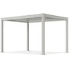 Pavėsinė Pergola DELUXE PRO AUTOMATIC 3x4 su LED, Baltas