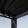 Pavėsinė Pergola DELUXE PRO AUTOMATIC 3x4 su LED, Anthracite/Light Pilkas
