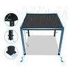 Pavėsinė Pergola DELUXE PRO AUTOMATIC 3x4 su LED, Taupe