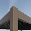 Pavėsinė Pergola DELUXE PRO AUTOMATIC 3x4 su LED, Taupe