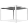 Pavėsinė Pergola DELUXE PRO AUTOMATIC 4x4 su LED, Baltas