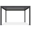 Pavėsinė Pergola DELUXE PRO AUTOMATIC 4x4 su LED, Anthracite