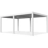 Pavėsinė Pergola DELUXE PRO AUTOMATIC 4x6 su LED, Baltas
