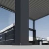 Pavėsinė Pergola DELUXE PRO AUTOMATIC 4x8 su LED, Anthracite