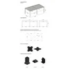 Pavėsinė Pergola DELUXE PRO AUTOMATIC 4x8 su LED, Anthracite