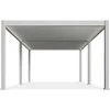 Pavėsinė Pergola DELUXE PRO AUTOMATIC 4x8 su LED, Baltas