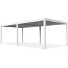 Pavėsinė Pergola DELUXE PRO AUTOMATIC 4x8 su LED, Baltas