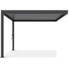 Pavėsinė Pergola DELUXE WALL 3.6x4, Anthracite (montuojama prie sienos)