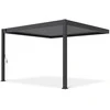 Pavėsinė Pergola DELUXE WALL 3.6x4, Anthracite (montuojama prie sienos)