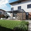 Pavėsinė Pergola DELUXE WALL 3.6x5.3, Anthracite (montuojama prie sienos)