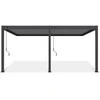 Pavėsinė Pergola DELUXE WALL 3.6x5.3, Anthracite (montuojama prie sienos)