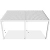 Pavėsinė Pergola DELUXE WALL 3.6x5.3, Baltas (montuojama prie sienos)