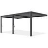 Pavėsinė Pergola DELUXE WALL 3.6x6, Anthracite (montuojama prie sienos)