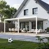 Pavėsinė Pergola DELUXE WALL 3.6x7.2, Baltas (montuojama prie sienos)