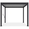 Pavėsinė Pergola ELEGANCE 3x3, Anthracite/Light Pilkas
