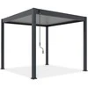 Pavėsinė Pergola ELEGANCE 3x3, Anthracite/Light Pilkas
