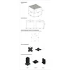Pavėsinė Pergola ELEGANCE 3x3, Baltas